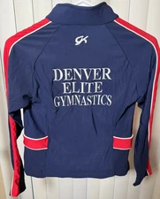 USED MAKE IT OR BREAK IT GK  DENVER ELITE GYMNASTICS JACKET ADULT EXTRA SMALL