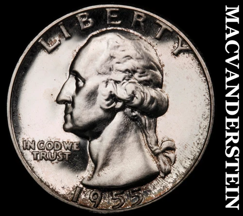 1955 Silver Washington Quarter-Choice Gem Proof Lustrous No Reserve #G8595