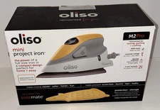 oliso M2Pro Mini Steam Travel Iron Solemate® 1000 Watt Dual Voltage YELLOW - New