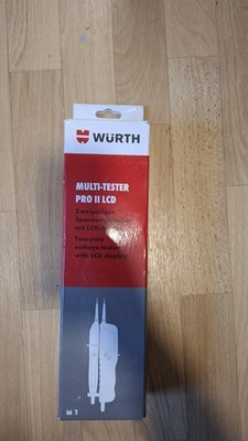 Würth Zweipoliger Spannungsprüfer Multi-Tester Pro II LCD 071553175