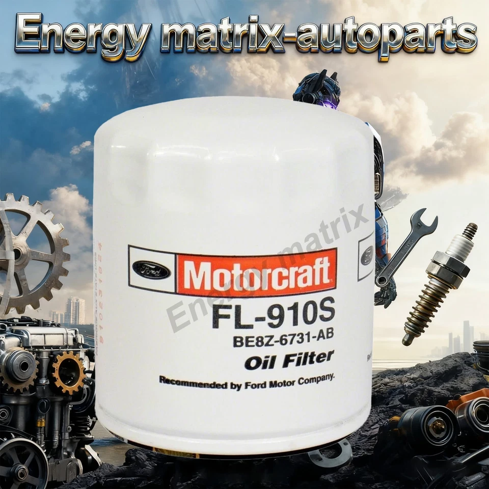 Set of 12 Genuine OEM Motorcraft FL910S Engine Oil Filter Ford BE8Z6731AB - Image 3 of 3