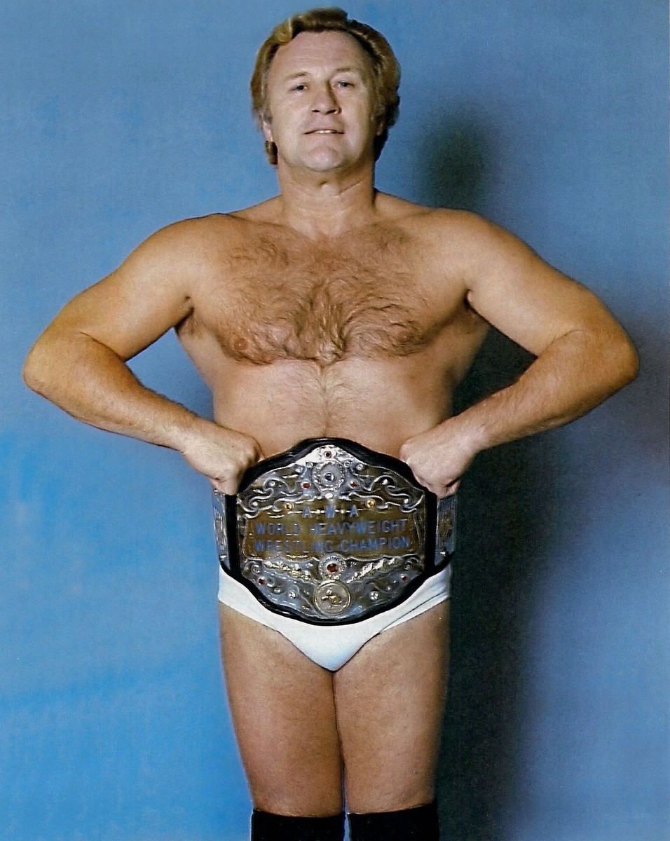 Nick Bockwinkel 8x10 Photo Picture w/ AWA Championship Belt