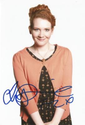 CORONATION STREET* JENNIE McALPINE 'FIZ BROWN' SIGNED 6x4 PORTRAIT PHOTO+COA