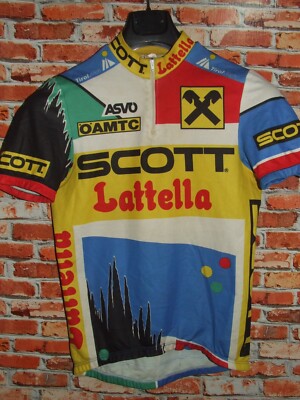 Scott Lattella Maglia Bici Ciclismo Shirt Maillot Cyclism Size S