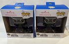 Set of 2 NIP Black Panther Funko Pop! Hallmark Ornament 2023 Marvel Studios Find — photo 1