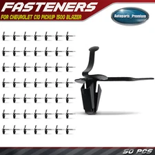 50Pcs Fender & Door Peak Molding Fastener Clips Retainers for Chevrolet 4759145