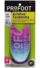 Profoot Achilles Tendonitis  Orthotic Heel Cup Womens Sz 6-10