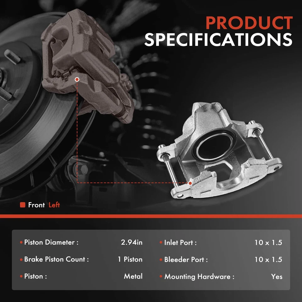 2x Front Left&Right Brake Calipers for Chevrolet C10 C20 GMC C1500 2500 Suburban - Image 2 of 4