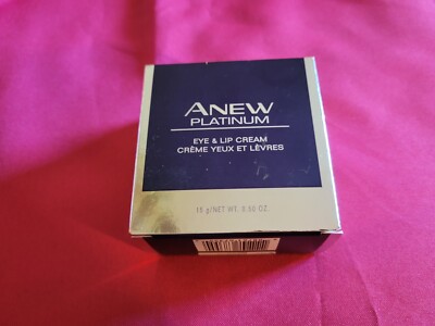 NEW Avon ANEW Platinum Eye and Lip Cream - full size 0.5 oz