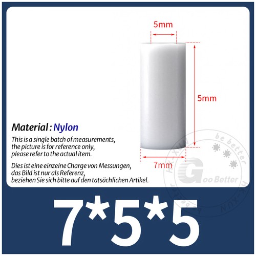 White Nylon Standoff Plastic Spacers Washers M3 | M4 | M5 | M6 | M8 | M10 | M12 - Picture 106 of 234