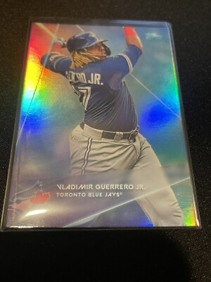 Vladimir Guerrero Jr 2020 Topps Steve Aoki Rainbow Parallel Blue