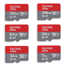 Sandisk Micro SD Card Ultra Memory Card 32GB 64GB 128GB 512GB 1TB Wholesale lot