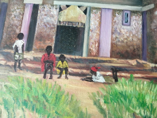 Kenia, 1960er Jahre. 11 Ölgemälde. Blanka Dunay (1905-1997) - Bild 15 von 17