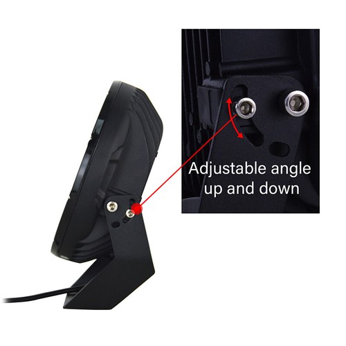 2X 9''in 225W LED Work Light Round Driving Lamp Motor SUV 4WD Black for Jeep EU - Foto 8 di 8