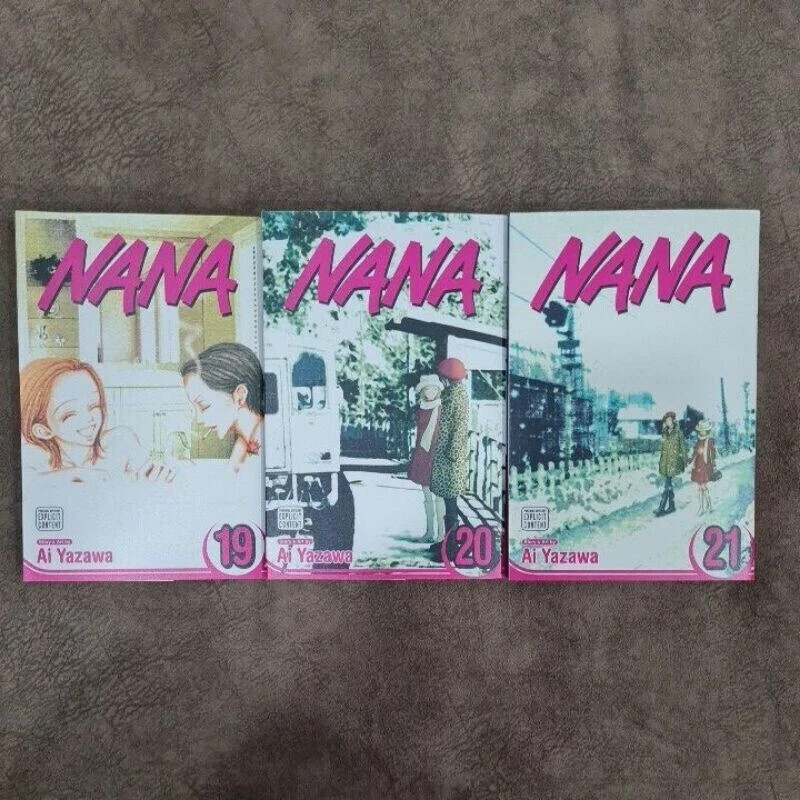 NANA Manga By Ai Yazawa Volume 1-21 Full Set English Version Comic