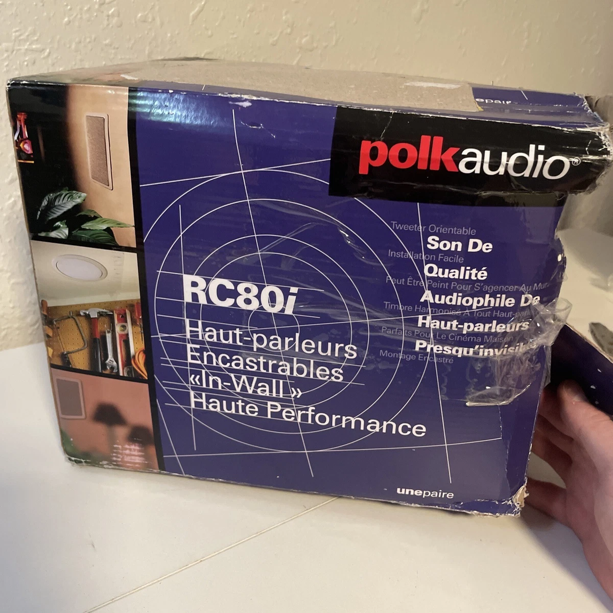 Polk Audio Rc80i 8 Round In Ceiling Speakers Shelly Lighting