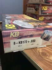 KB Performance Pistons KB172.030, set of 8, fits CHEVY V8 6.6L/400, NEW