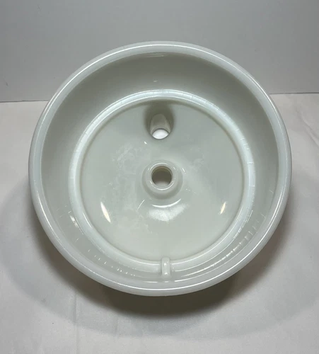 Vintage Milk Glass Sunbeam Mixmaster Juicer Bowl Attachment Part