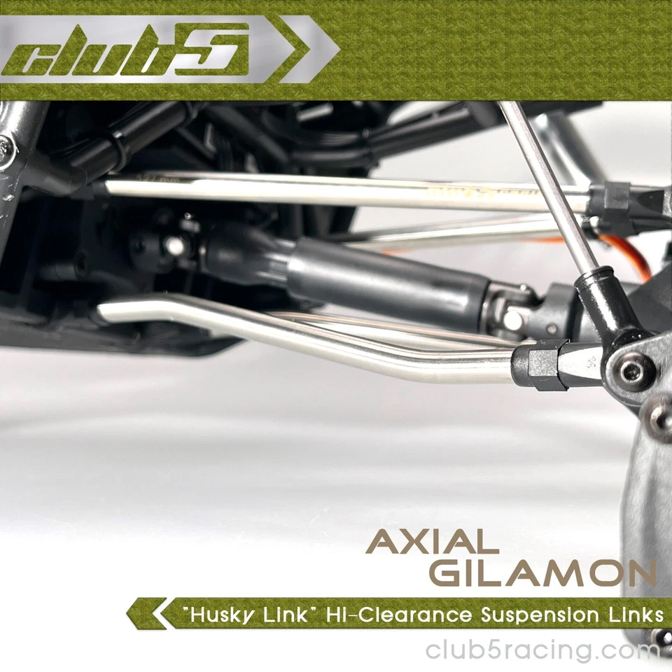 "Husky Link" Hi-Clearance Suspension Links for Axial AXP8 Gilamon - Image 3 of 4
