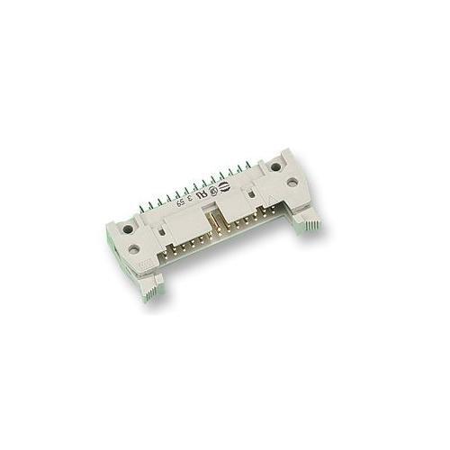 09 18 550 7914 Harting Header, Straight, S/Latch, 50Way