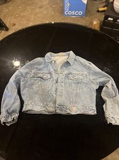 Vtg Guess GM American Cut Classic Style Made In USA Denim Trucker Jacket