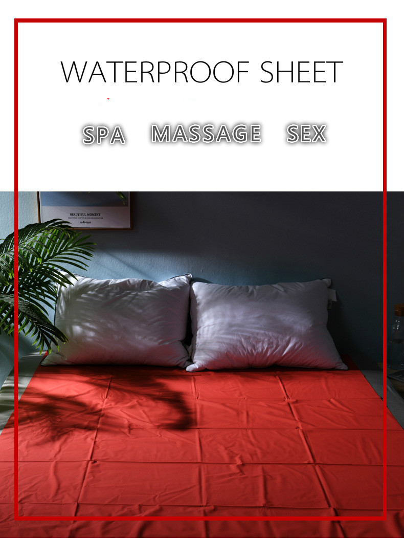 PVC Plastic Adult Sex Bed Sheets Sexy Game Vinyl Waterproof Mattress