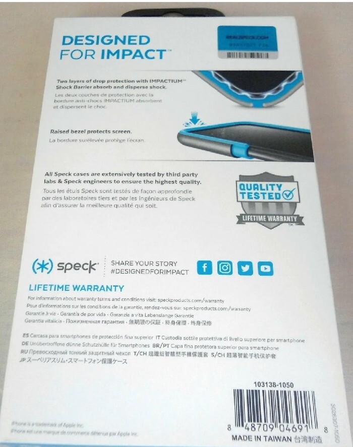 Speck Products Presidio Wallet Case for iPhone X & XS Case Black