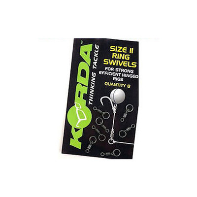 KORDA SIZE 11 RING SWIVELS / CARP FISHING