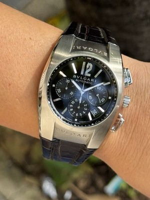 BVLGARI Ergon ジャンク品 BVLGARI EG40SCH ERGON CHRONOGRAPH AUTOMATIC MENS SWISS MADE
