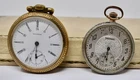 Antique Waltham Pocket Watch Lot: 1925 Grade 210 & 1900 Grade 610