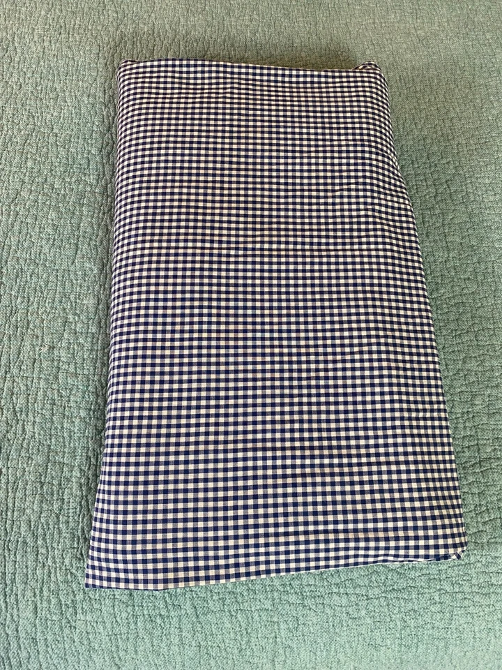 IKEA of Sweden queen Duvet checked blue /white /cotton Portugal country cottage - Image 2 of 4