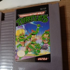 Teenage Mutant Ninja Turtles (Nintendo NES, 1989) Cartridge & Manual