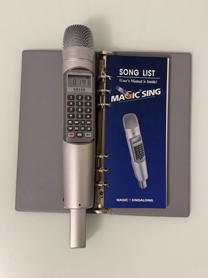 Magic Sing Karaoke Enter Tech Mit UK-3 Songchip & Top Zustand Magic Singalong