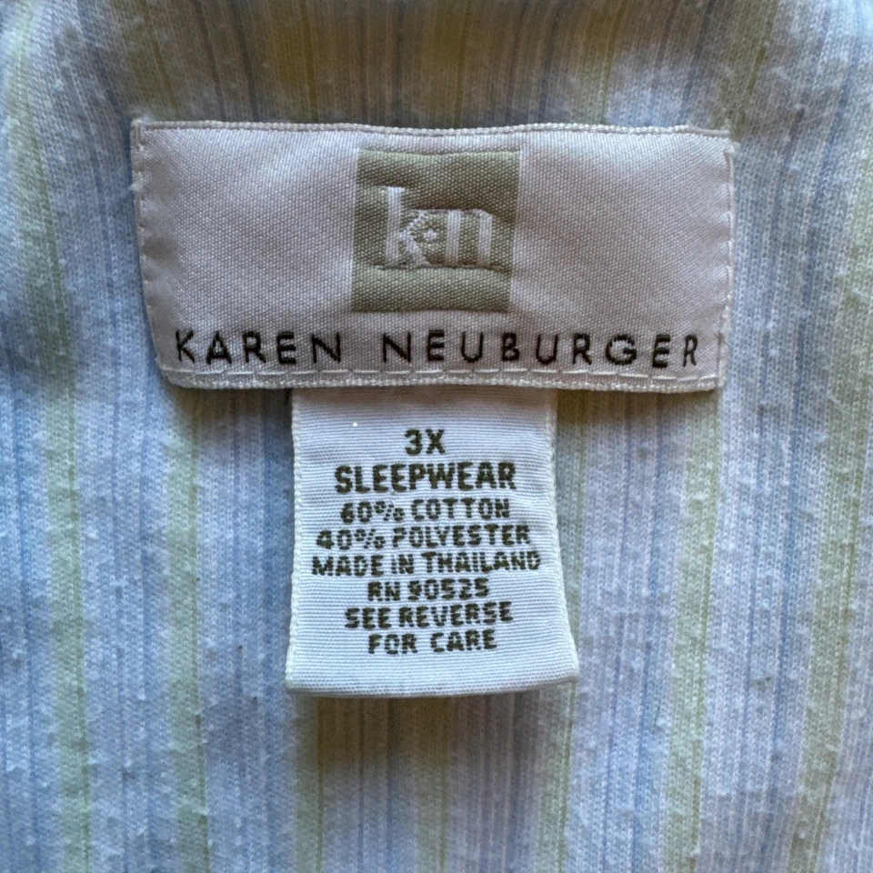 Karen Neuberger 3X Camisón Largo para Hornear Galletas de Navidad Camisa de Vacaciones Foto 4 de 4