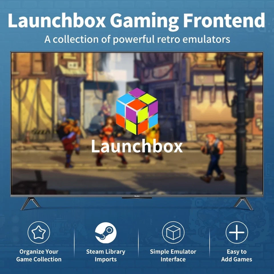 Disco duro para juegos de 500 GB 4K+ juegos retro H.perspin LaunchBox PS3/PS2/PS/Wii/WIIU/SWITCH Foto 3 de 4