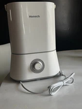 Hometech HM-AH001 Silent Ultrasonic Humidifier for Nursery - White