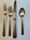 Sterling Silver Dinner, Salad Fork Teaspoon and Knife Towle Rambler Rose Pattern