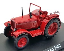 Schuco 1/43 Scale Model Tractor 02782 - Hanomag R40 Open Top - Red