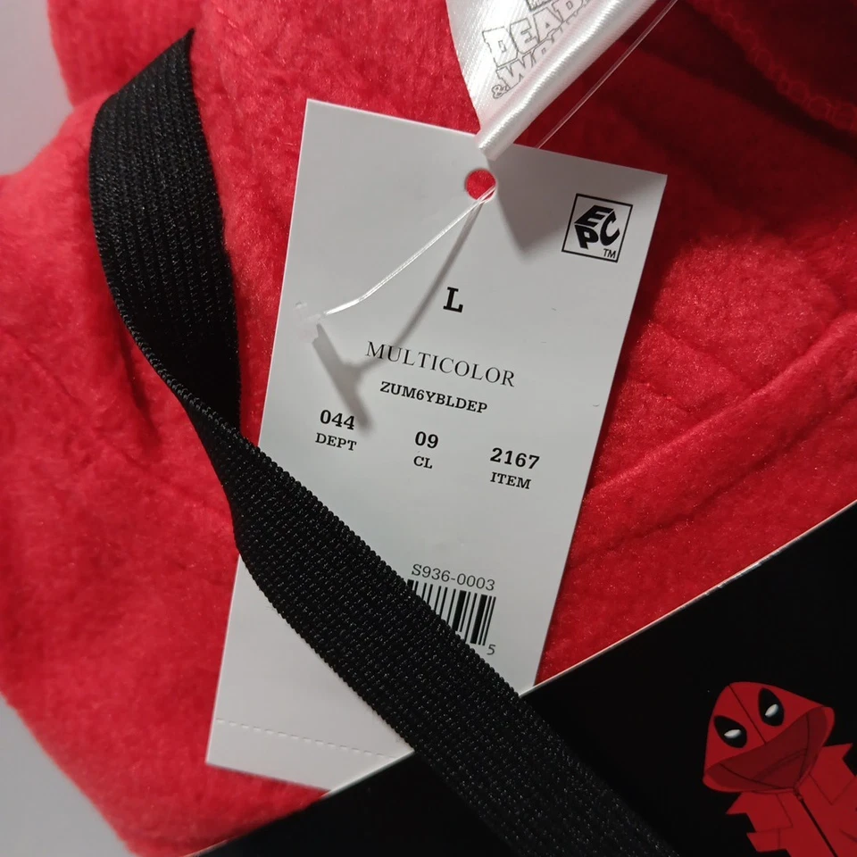 Костюм Marvel Deadpool Wolverine для Хэллоуина костюм союза мужской большой красный черный логотип - Изображение 3 из 4