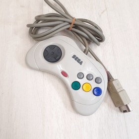 Sega Saturn console Japan White bundle with 5 Games 2 controllers tested NTSC-J