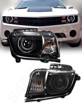 Black Projector Halogen Ver Headlights W Smd Led Halo For 2010-2013 Camaro Black Projector Halogen Ver Headlights W Smd Led Halo For 2010-2013 Camaro