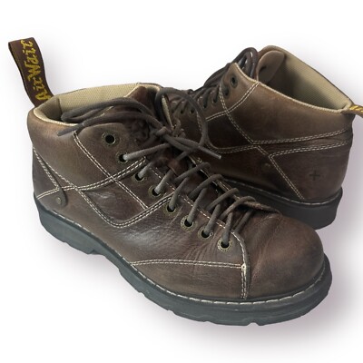 Doc Martens Air Wair Cecil Unisex Lace Up Boots Brown Chunky 
