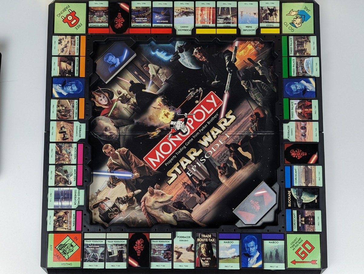 【限定】MONOPOLY  〜STAR WARS  EPISODE Ⅰ 〜 Amazon.com: Hasbro Monopoly Star Wars Episode I Board Game Made