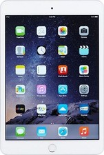 Apple iPad mini 3 A1599 16 GB, Wi-Fi, 7.9 in - Silver/White