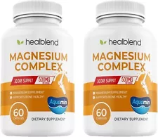 Multi Magnesium Complex Supplement 500mg - Bone, Heart, & Muscle Support