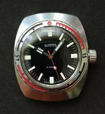 Vostok Wostok Amphibian Soviet USSR mechanical wrist watch  