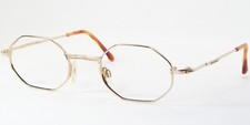 Vintage Cerruti 1881 LUNETTES C 1405 A GP GOLD RARE EYEGLASSES 46-22-140 NOTES