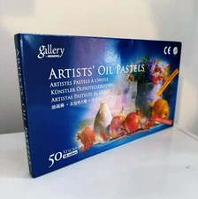 Artists’ Oil Pastels by Gallery Mungyo | 50 Sticks | 48 Colours