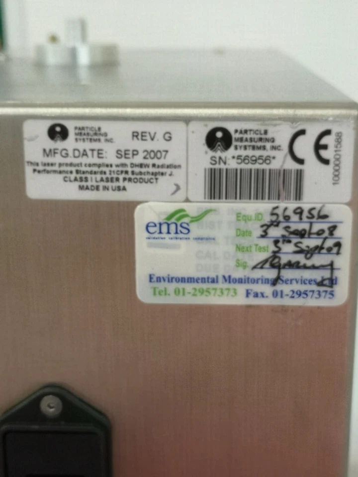 MININET MODEL 310 MINIENVIRONMENT PARTICLE MEASURING / MONITORING SYSTEMS (LARGE - Image 4 of 4