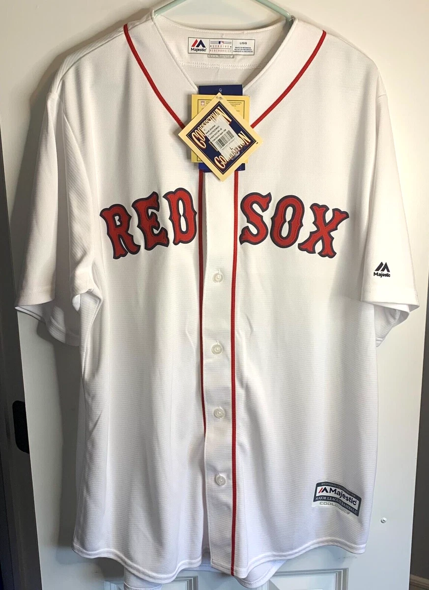 New Carl Yastrzemski #8 Red Sox Cooperstown Collection Majestic Jersey Size  LG